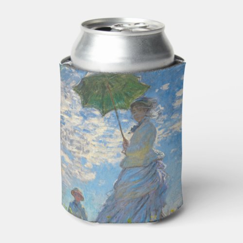 Claude Monet _ The Promenade Woman with a Parasol Can Cooler
