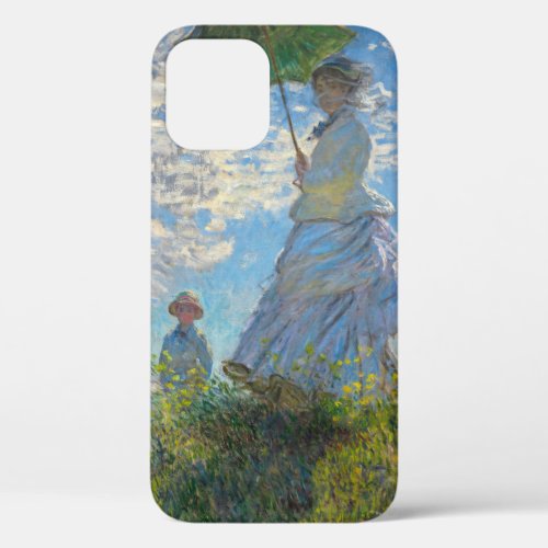 Claude Monet _ The Promenade Woman with a Parasol iPhone 12 Case