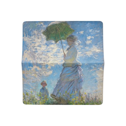 Claude Monet _ The Promenade Woman with a Parasol Checkbook Cover
