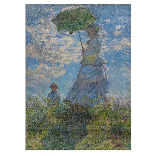 Claude Monet _ The Promenade Woman with a Parasol Cutting Board