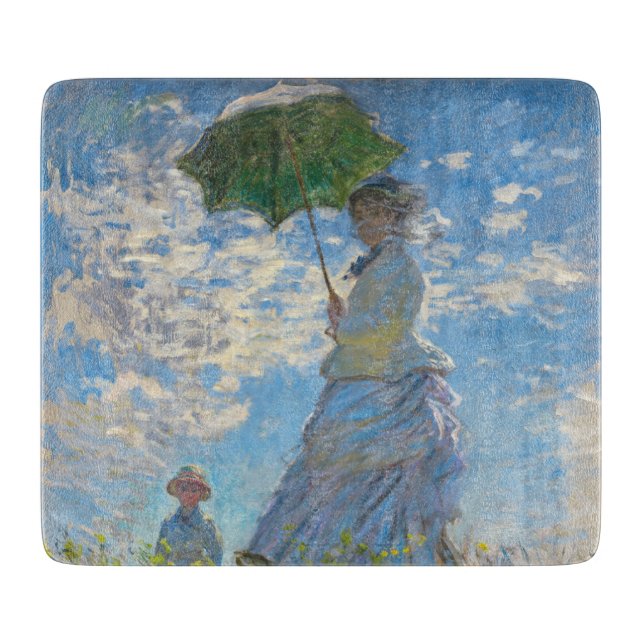 Claude Monet - The Promenade, Woman with a Parasol Cutting Board (Front)