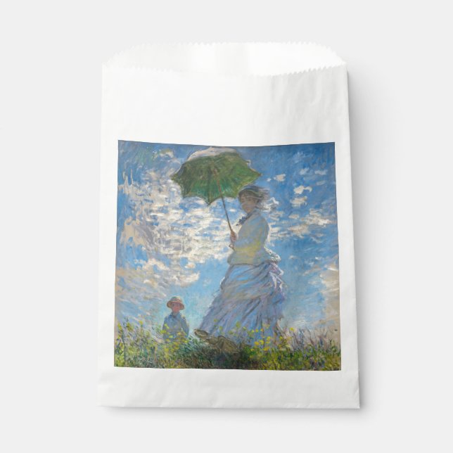 Claude Monet - The Promenade, Woman with a Parasol Favor Bag (Front)