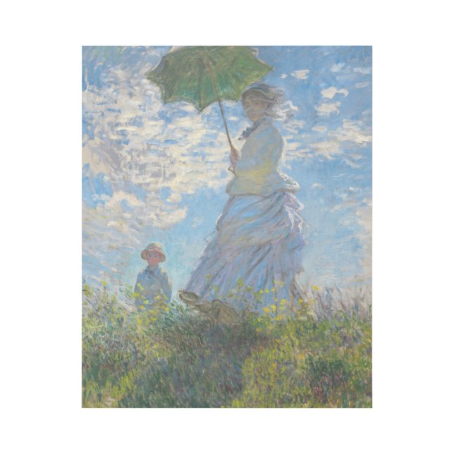 Claude Monet - The Promenade, Woman with a Parasol Gallery Wrap (Front)