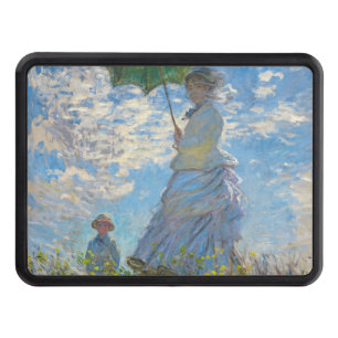 Claude Monet - The Promenade, Woman with a Parasol Hitch Cover