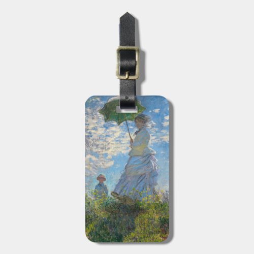 Claude Monet _ The Promenade Woman with a Parasol Luggage Tag