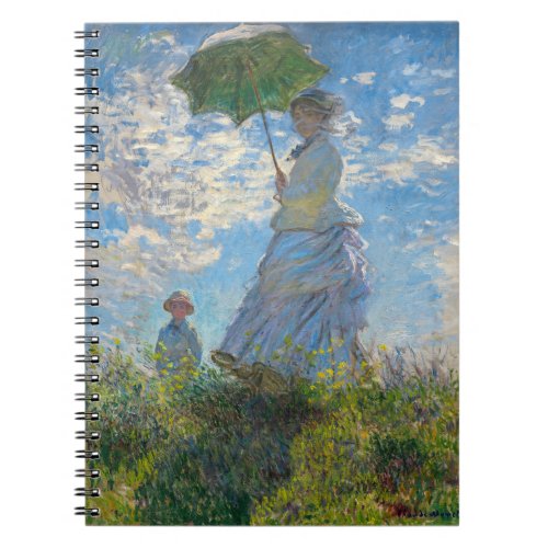 Claude Monet _ The Promenade Woman with a Parasol Notebook