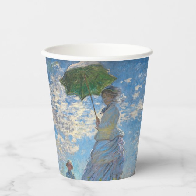 Claude Monet - The Promenade, Woman with a Parasol Paper Cups (Front)
