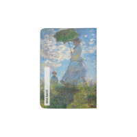 Claude Monet - The Promenade, Woman with a Parasol Passport Holder