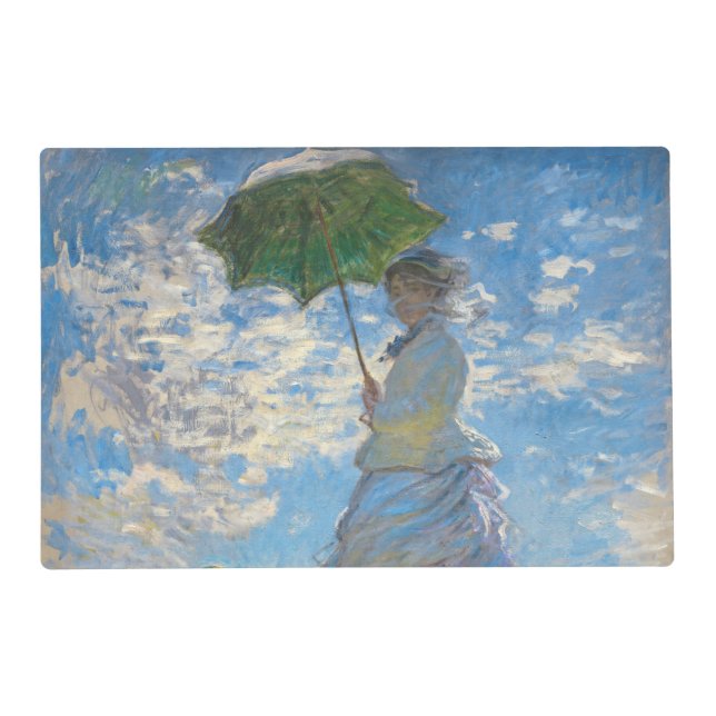 Claude Monet - The Promenade, Woman with a Parasol Placemat (Front)