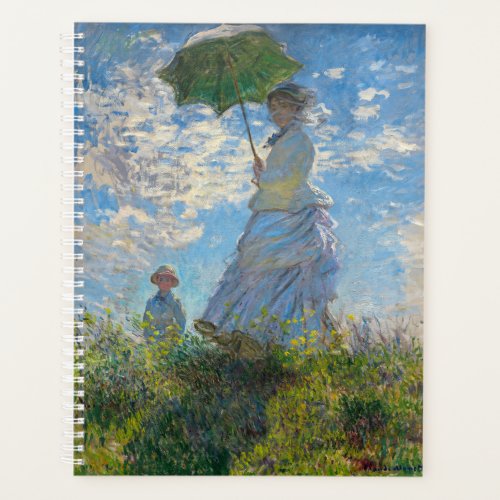 Claude Monet _ The Promenade Woman with a Parasol Planner