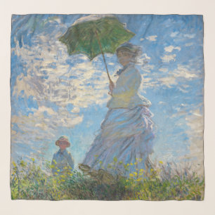 Claude Monet - The Promenade, Woman with a Parasol Scarf