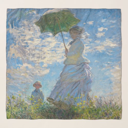 Claude Monet _ The Promenade Woman with a Parasol Scarf
