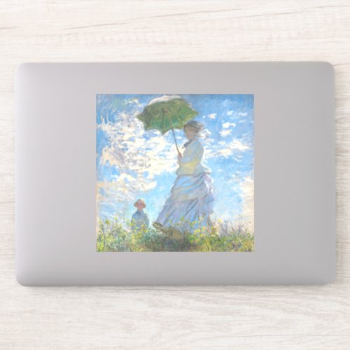 Claude Monet _ The Promenade Woman with a Parasol Sticker