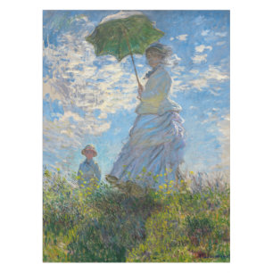 Claude Monet - The Promenade, Woman with a Parasol Tablecloth