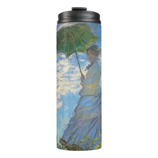 Claude Monet - The Promenade, Woman with a Parasol Thermal Tumbler (Front)