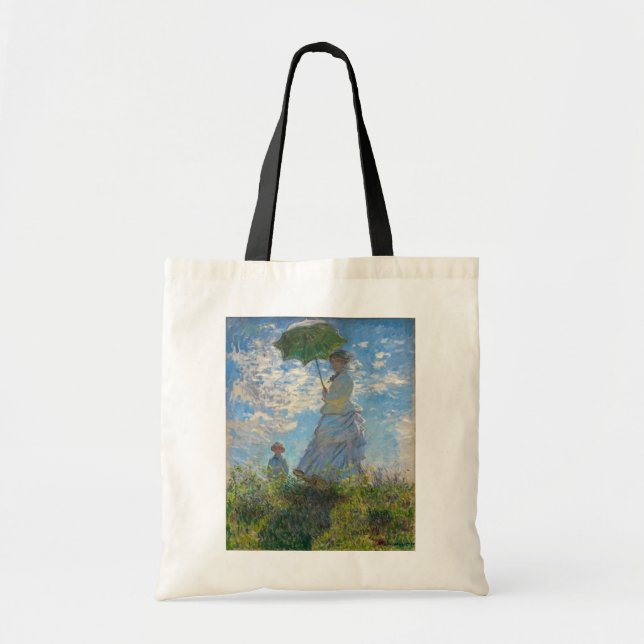 Claude Monet - The Promenade, Woman with a Parasol Tote Bag (Front)