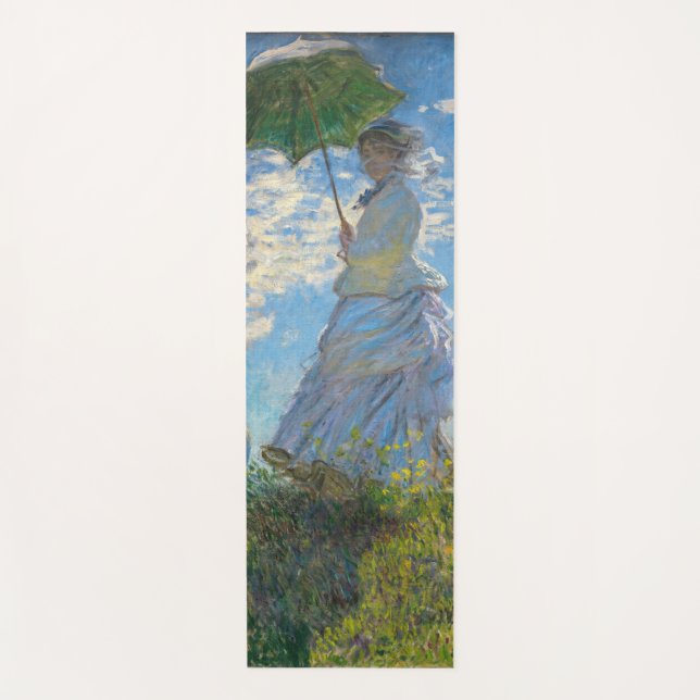 Claude Monet - The Promenade, Woman with a Parasol Yoga Mat (Front)