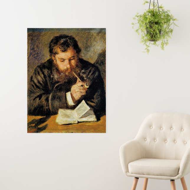 Claude Monet (The Reader) by Renoir Foam Board (In Situ (Wall))