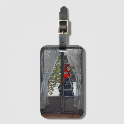 Claude Monet The Red Kerchief Luggage Tag