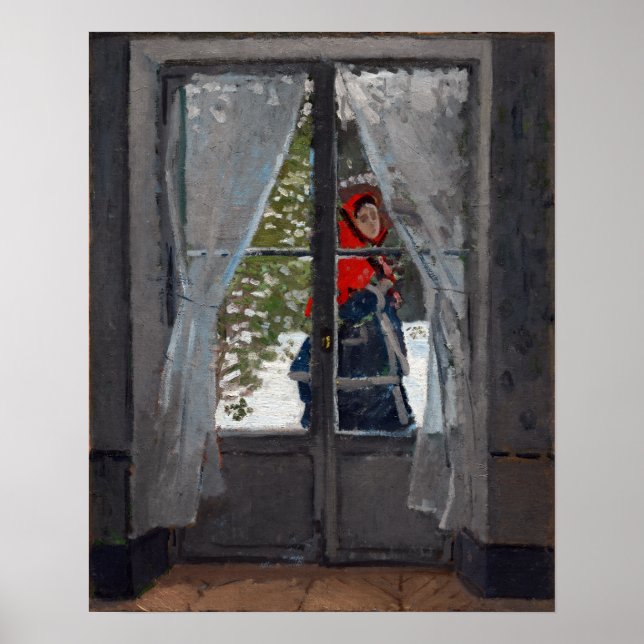 Claude Monet The Red Kerchief Poster (Front)