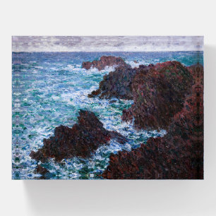 Claude Monet - The Rocks at Belle-Ile, Wild Coast Paperweight
