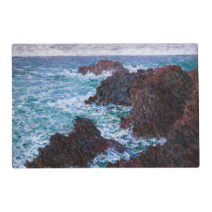 Claude Monet - The Rocks at Belle-Ile, Wild Coast Placemat
