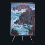 Claude Monet - The Rocks at Belle-Ile, Wild Coast Tripod Lamp<br><div class="desc">The Rocks at Belle-Ile,  the Wild Coast / Les rochers de Belle-Ile,  la Cote sauvage - Claude Monet,  1886</div>