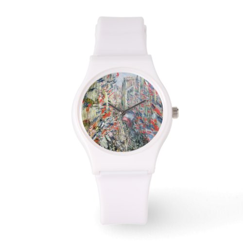 Claude Monet  The Rue Montorgueil Paris Watch