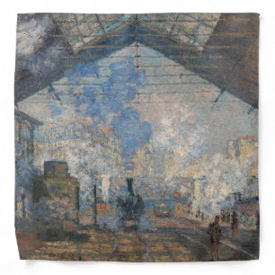 Claude Monet - The Saint-Lazare Station Bandana