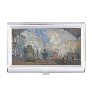 Claude Monet - The Saint-Lazare Station Business Card Case