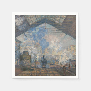 Claude Monet - The Saint-Lazare Station Napkins