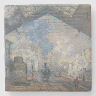 Claude Monet - The Saint-Lazare Station Stone Coaster