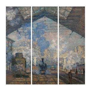 Claude Monet - The Saint-Lazare Station Triptych