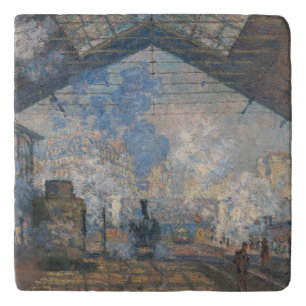 Claude Monet - The Saint-Lazare Station Trivet