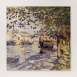 Claude Monet. The Seine at Rouen Jigsaw Puzzle<br><div class="desc">Claude Monet. The Seine at Rouen. Reproduction of famous works of art  images in the public domain.</div>