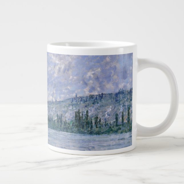 Claude Monet | The Seine at Vetheuil Giant Coffee Mug (Right)