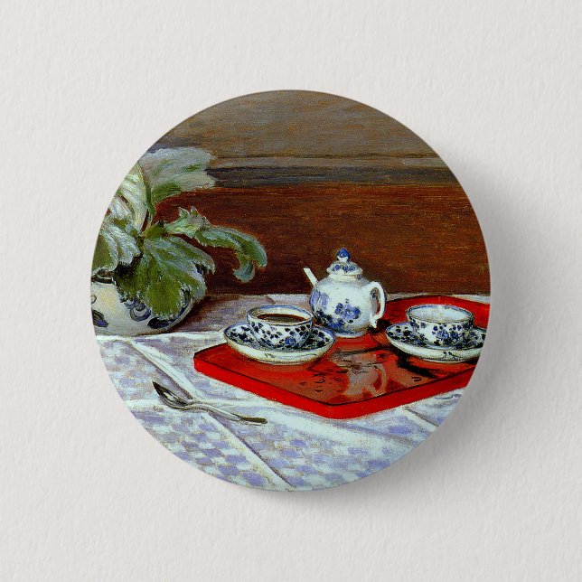 Claude Monet - The Tea Set, Button (Front)