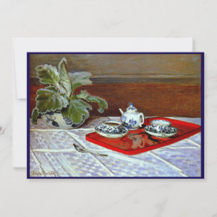 Claude Monet - The Tea Set, Invitation