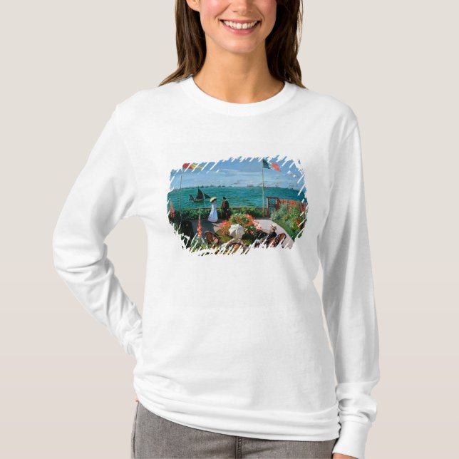 Claude Monet | The Terrace at Sainte-Adresse, 1867 T-Shirt (Front)