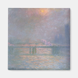 Claude Monet   The Thames with Charing Cross Magnet