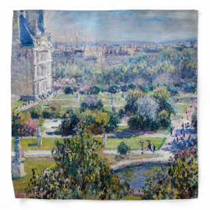 Claude Monet - The Tuileries Gardens Bandana