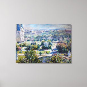 Claude Monet - The Tuileries Gardens Canvas Print