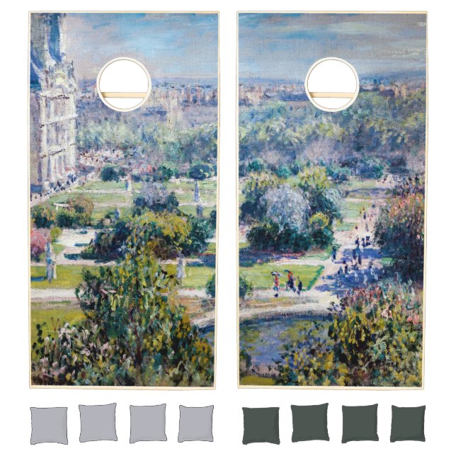 Claude Monet - The Tuileries Gardens Cornhole Set (Set)