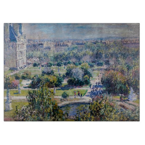 Claude Monet _ The Tuileries Gardens Cutting Board