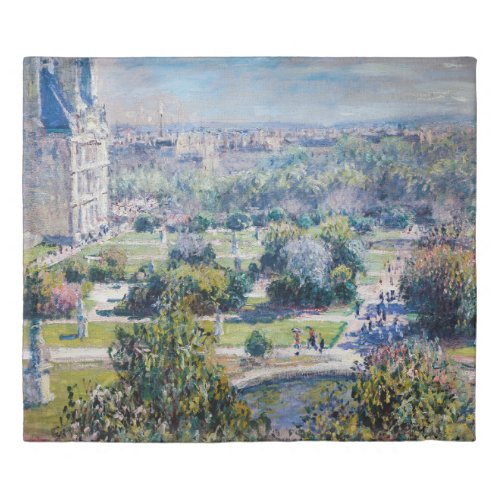 Claude Monet _ The Tuileries Gardens Duvet Cover