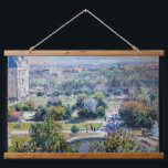 Claude Monet - The Tuileries Gardens Hanging Tapestry<br><div class="desc">The Tuileries Gardens / Les Tuileries - Claude Monet,  1876</div>