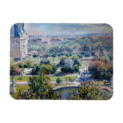 Claude Monet _ The Tuileries Gardens Magnet