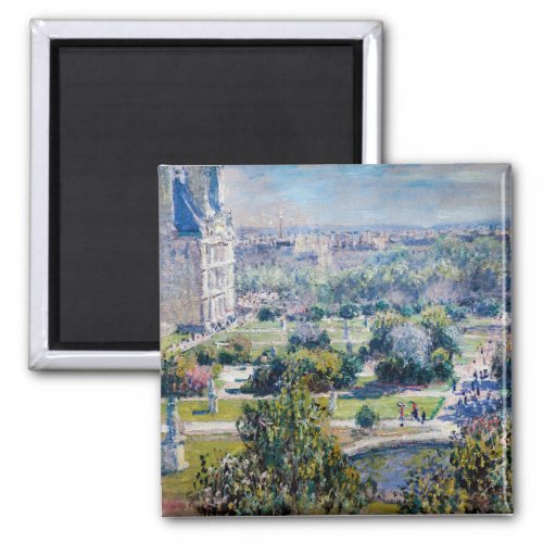 Claude Monet _ The Tuileries Gardens Magnet