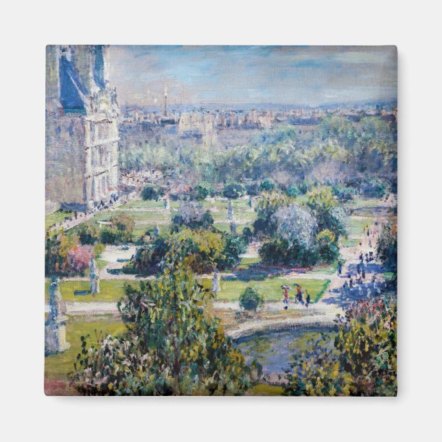 Claude Monet - The Tuileries Gardens Magnet (Front)