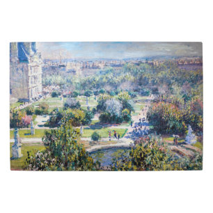 Claude Monet - The Tuileries Gardens Metal Print